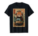 Kawaii Japanese Ramen Red Panda Retro Gaming Shirts for Men T-Shirt