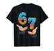 Six Seven 6 7 Ice Cream Hands Meme Graphic for Kids T-Shirt