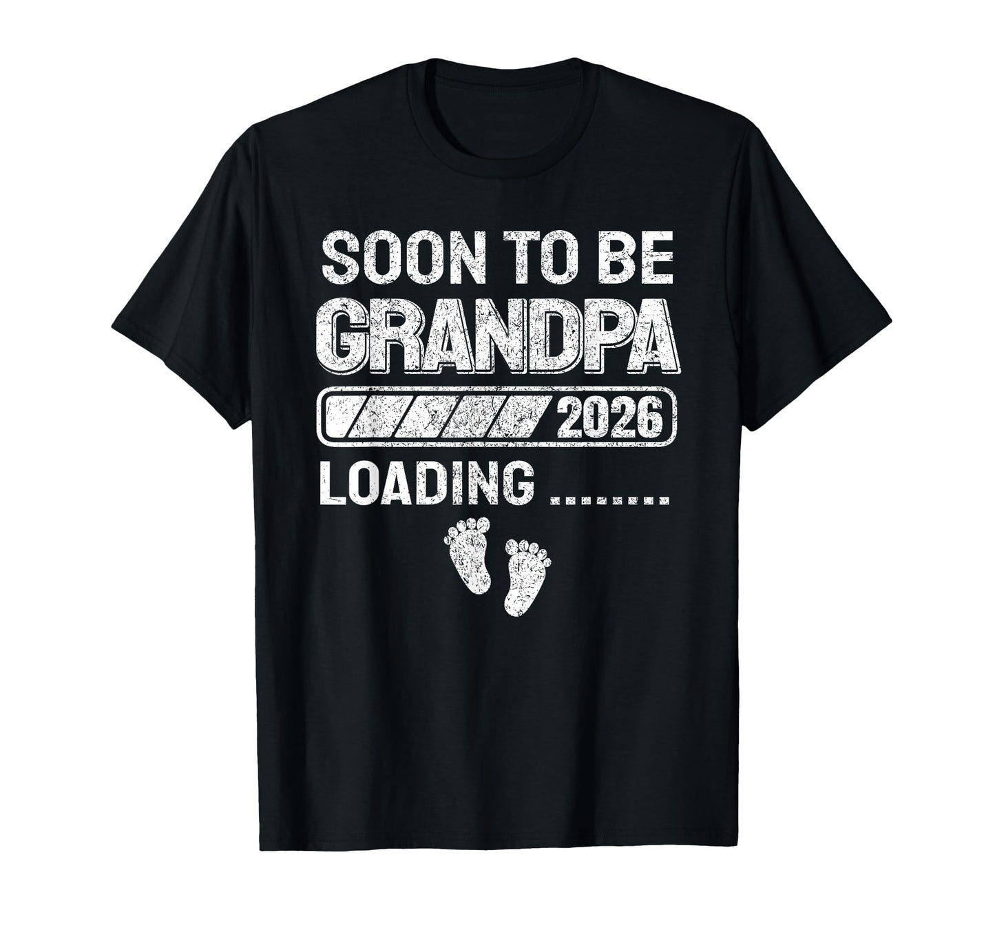 Promoted to Grandpa 2026 Soon to Be Grandpa Loading 2026 T-Shirt