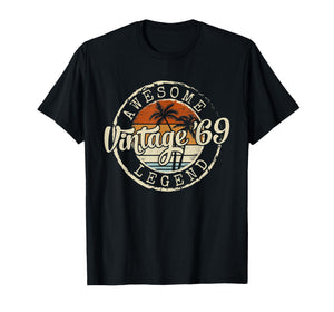 Vintage 1969 57yr 57th Birthday Gifts for Men 57 Years Old T-Shirt