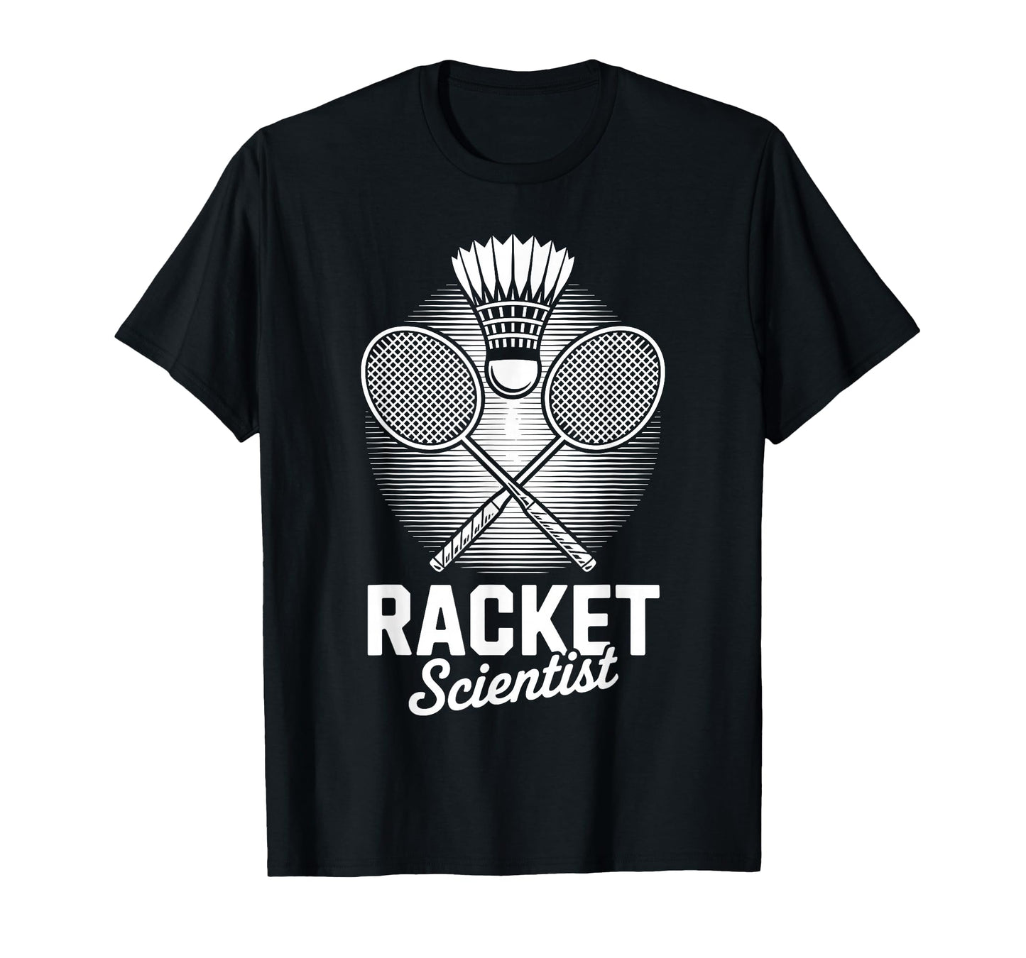Cool Badminton Art for Men Women Badminton Lover Badminton T-Shirt