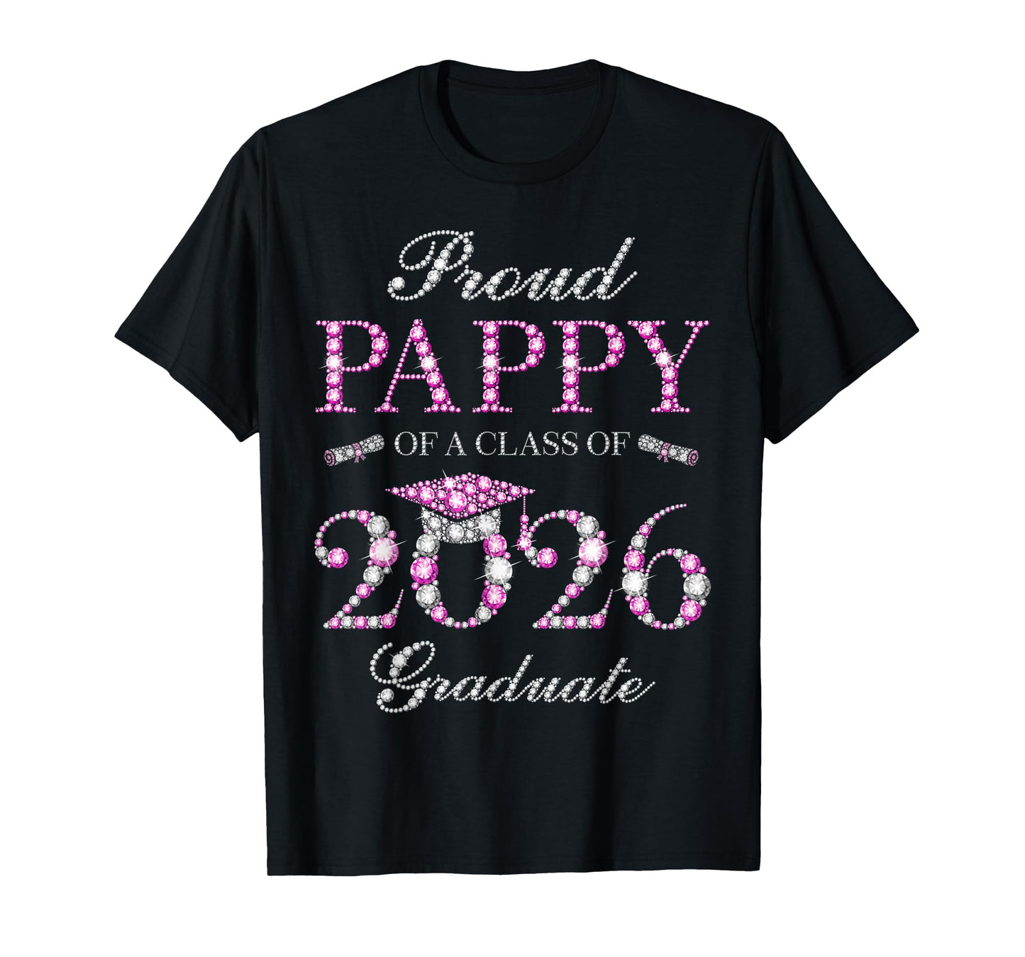 Proud Pappy of A Class of 2026 Graduate T-Shirt