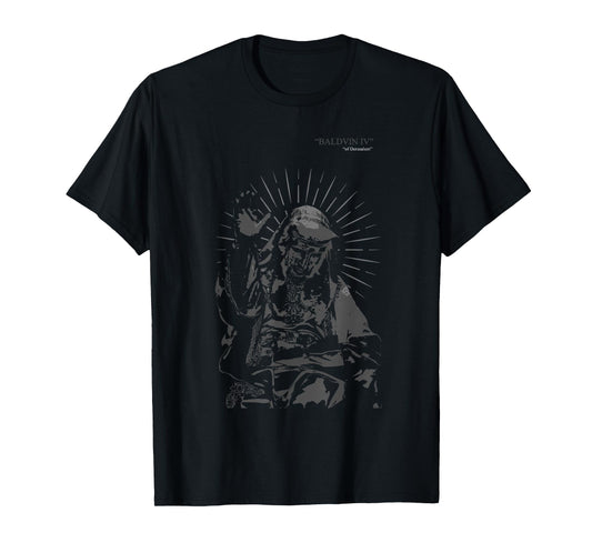 Sliver Mask King Baldwin IV Meme The Leper King Warrior T-Shirt