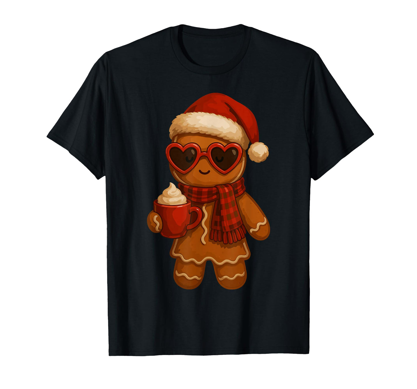 Gingerbread Christmas for Women Girls Funny Xmas T-Shirt
