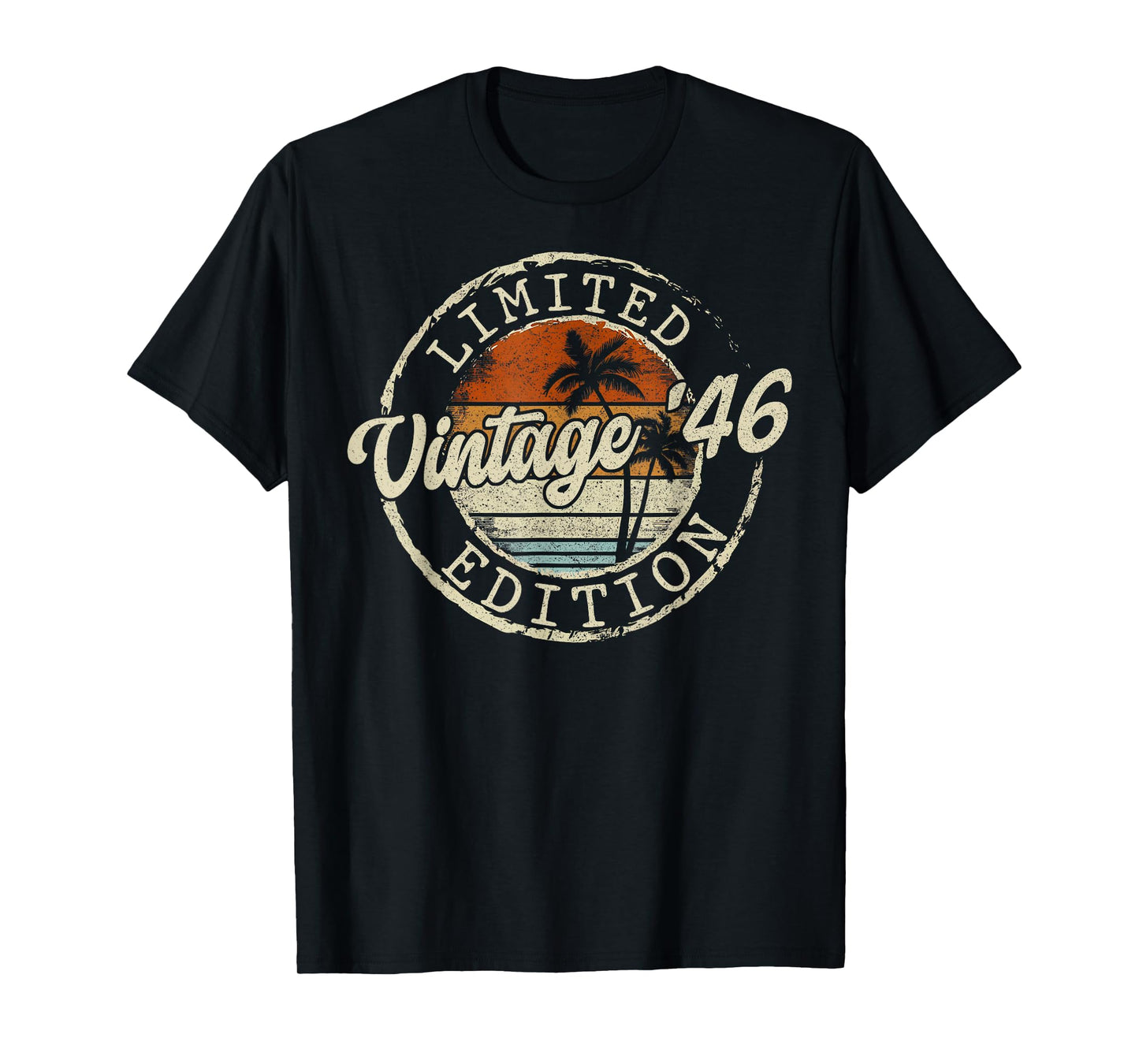 80th Birthday Vintage 1946 Limited Edition 80 Year Old Men T-Shirt