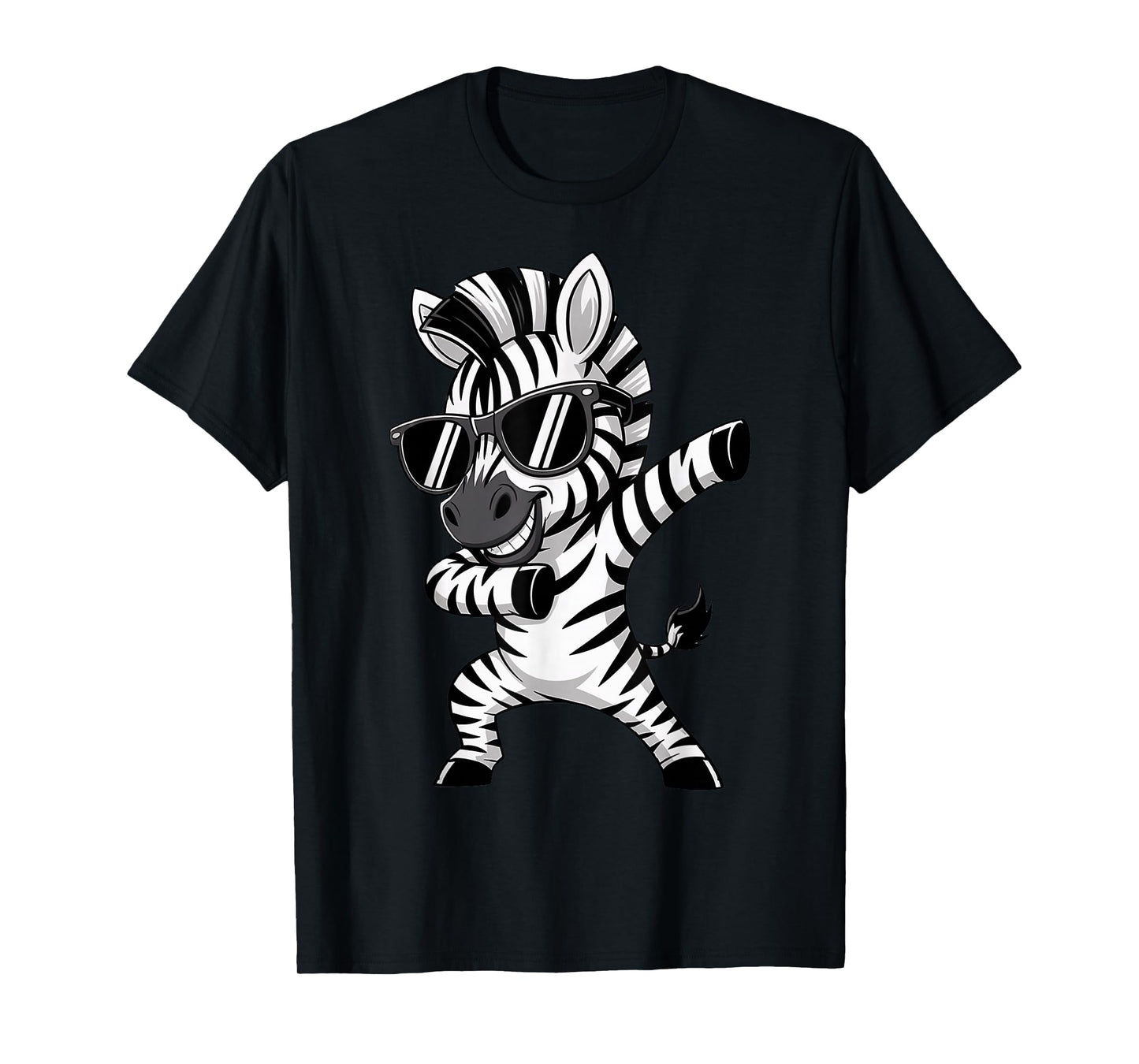 Cute Dabbing Zebra Clothes Kids Toddler Boys Animal Print T-Shirt