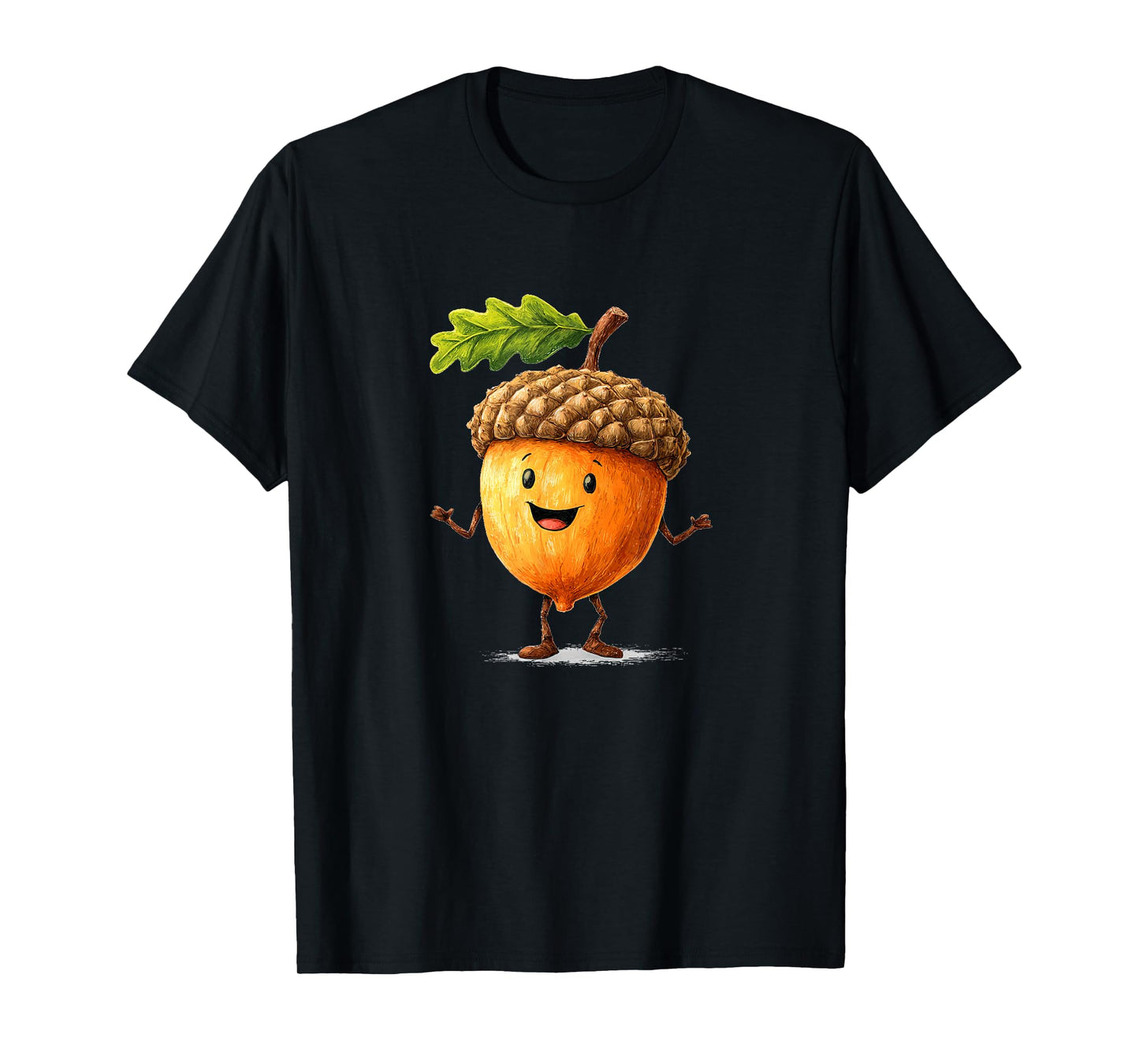 Cool Fall Leave and Oak Acorn Costume for Adults and Kids T-Shirt
