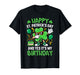 Happy St Patricks Day Birthday Shamrock Dab Bday Party Kids T-Shirt