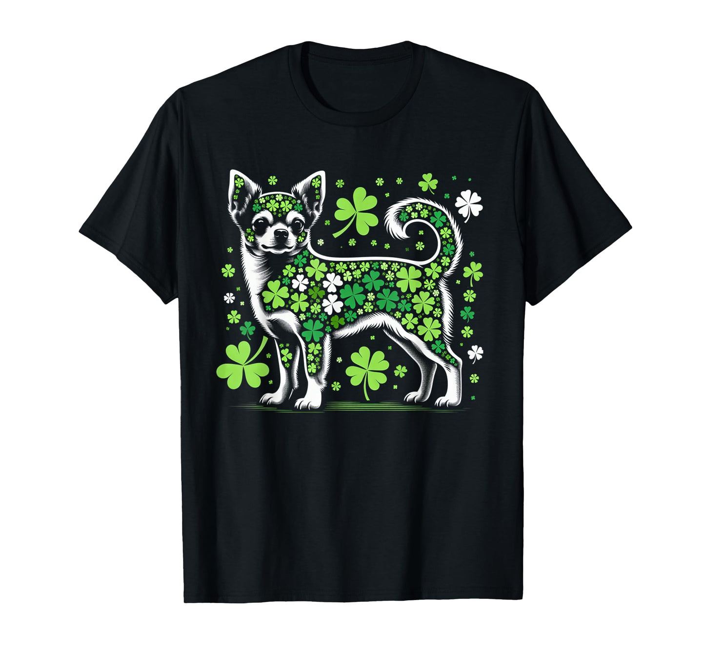St Patricks Day Dog Themed Women Men Chihuahua Lover T-Shirt