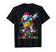 Merry Christmas Master Builder Block Brick Dabbing Costume T-Shirt