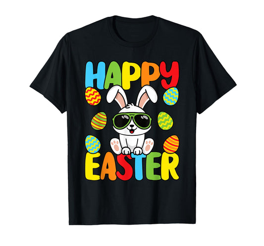 Happy Easter Funny Cool Easter Bunny Men Boys Kids T-Shirt