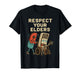 Respect Your Elders Retro Gaming Funny Gamer Controller 80s T-Shirt
