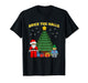 Christmas Building Bricks Brick The Halls Block Builder T-Shirt