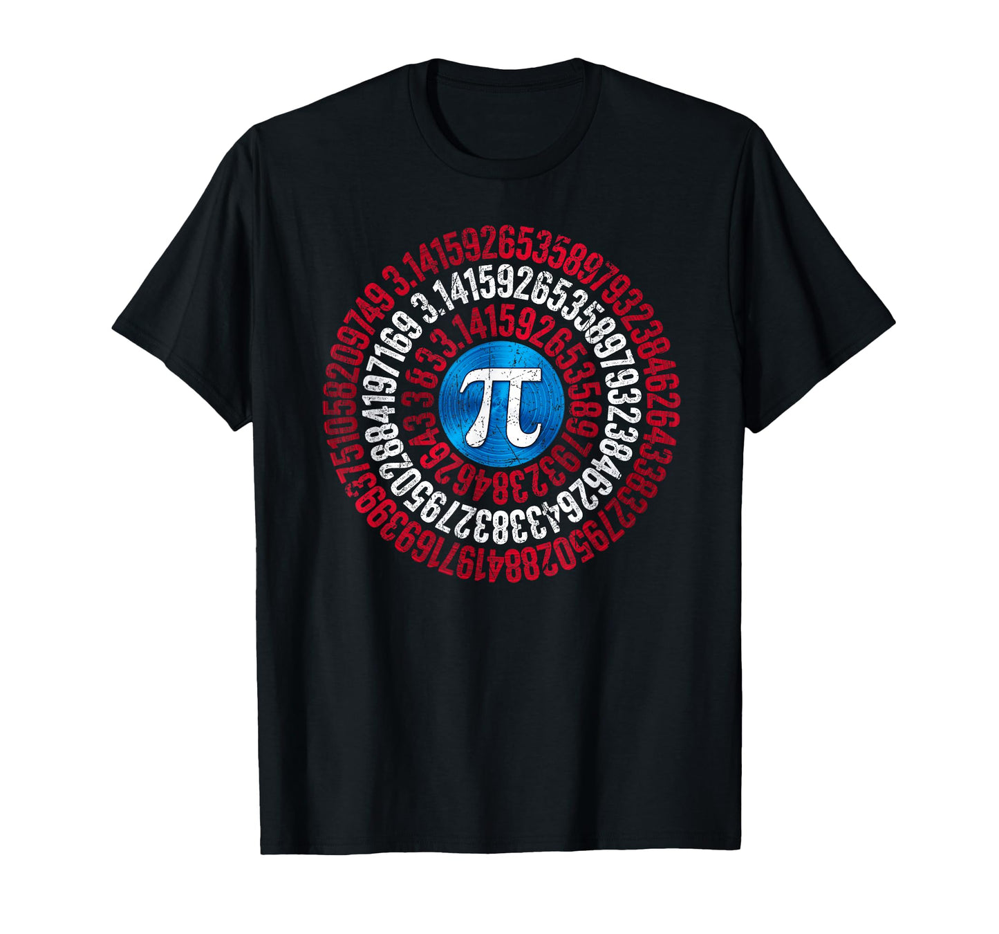 Pi Digits Circle Pi Day 3.14 Math Nerd Men Women Kids T-Shirt