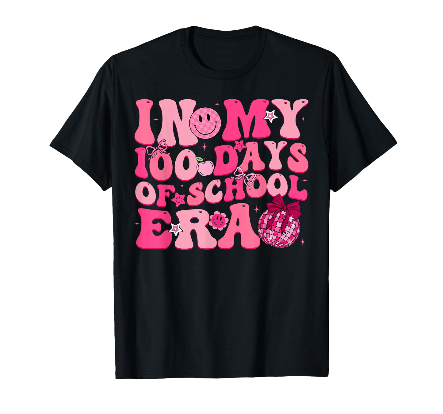 Groovy in My 100 Days of School Era Girl Kid Teacher T-Shirt