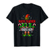 Math Teacher Elf Squad Xmas Elf Hat Shoes Funny Job Team T-Shirt
