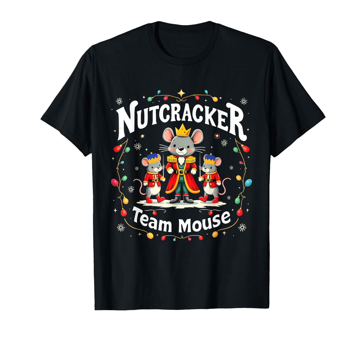 Christmas Nutcracker Team Mouse Funny Soldier Xmas Pajamas T-Shirt