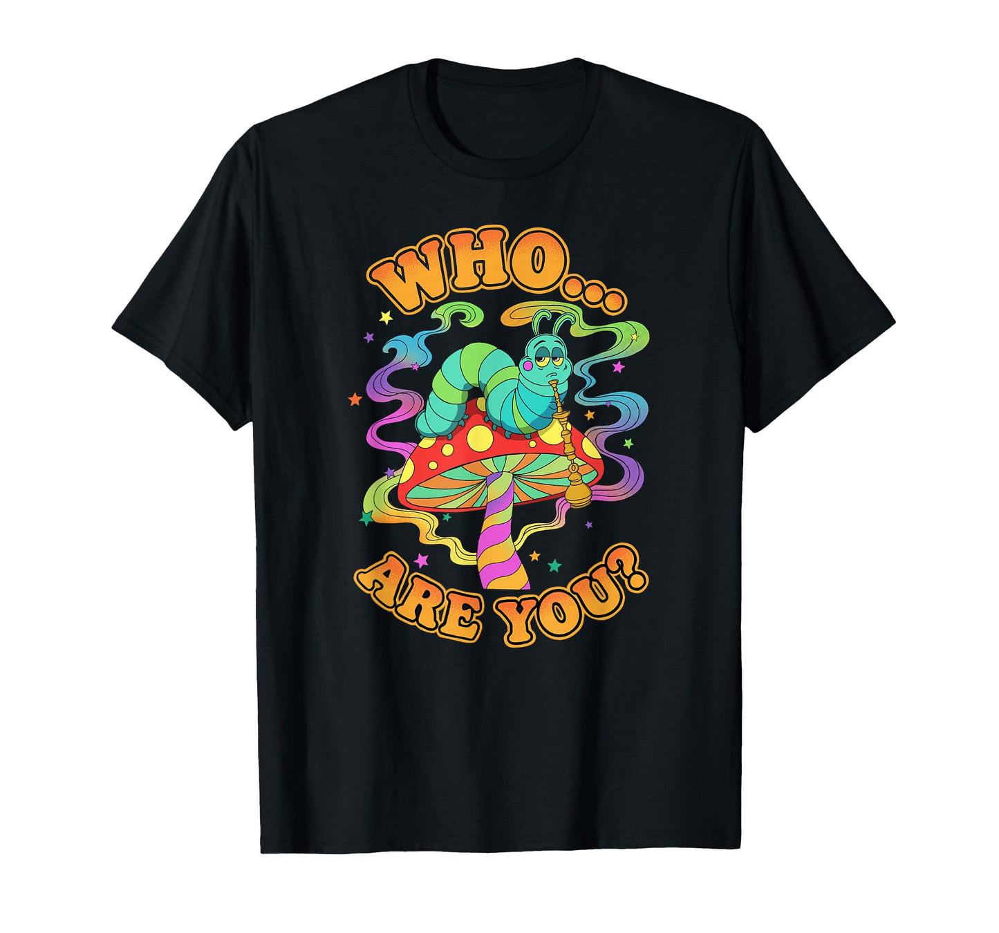 Alice in Wonderland Caterpillar Lewis Carroll Illustration T-Shirt