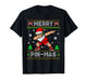 Wrestling Ugly Christmas Dabbing Santa Wrestler Men Boy Kids T-Shirt