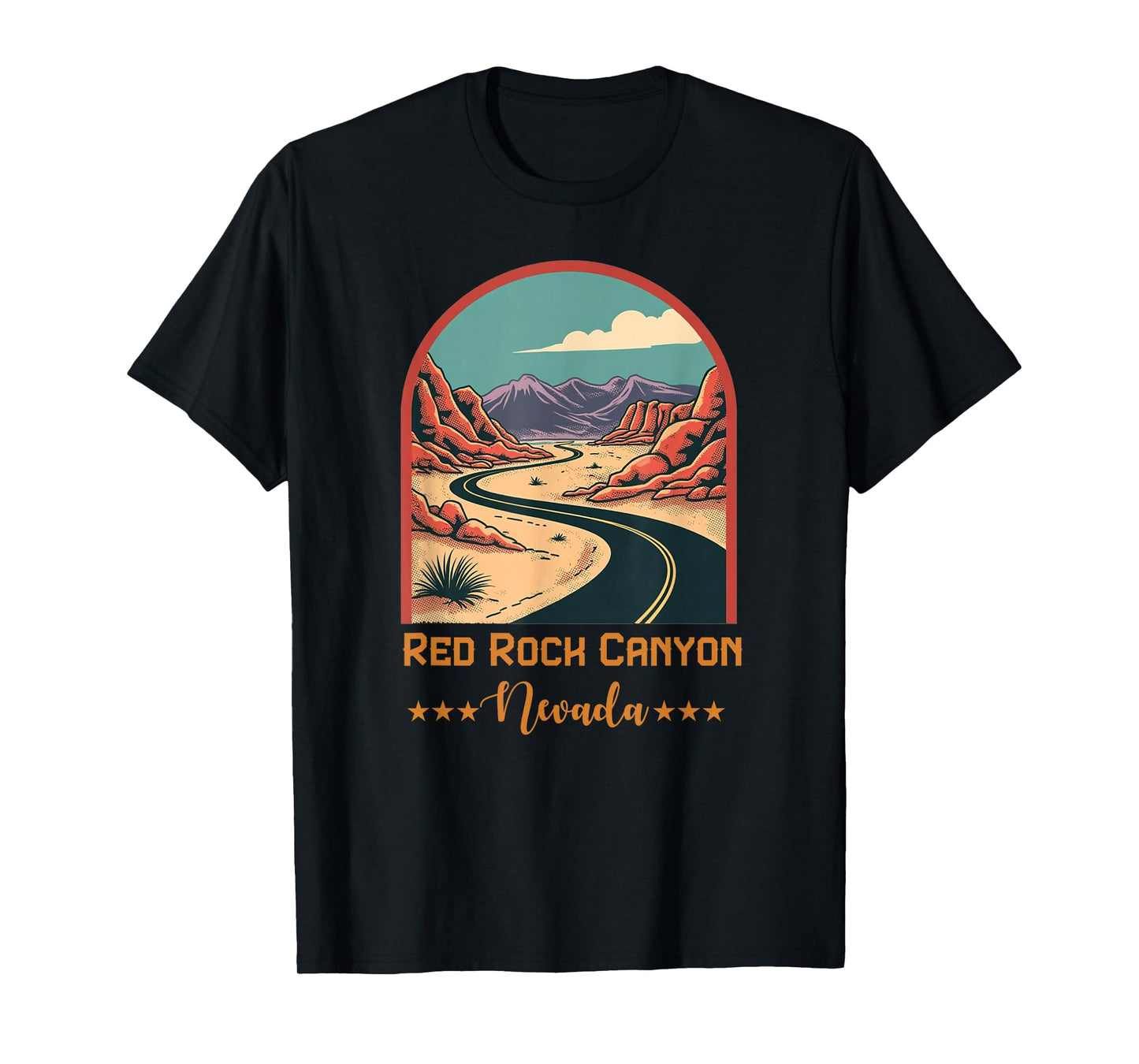 Red Rock Canyon Mountain Springs Nevada Souvenir Men Women T-Shirt