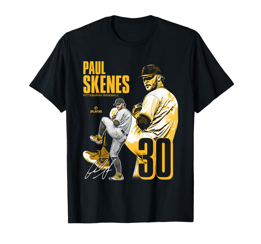 Paul Skenes | Pittsburgh MLB Baseball Players| MLBPSK304N T-Shirt