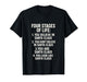 Four Stages of Life - Funny Dad Santa Humor T-Shirt