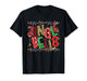 Red Plaid Jingle Bells Christmas Matching Family Pajama Tee T-Shirt