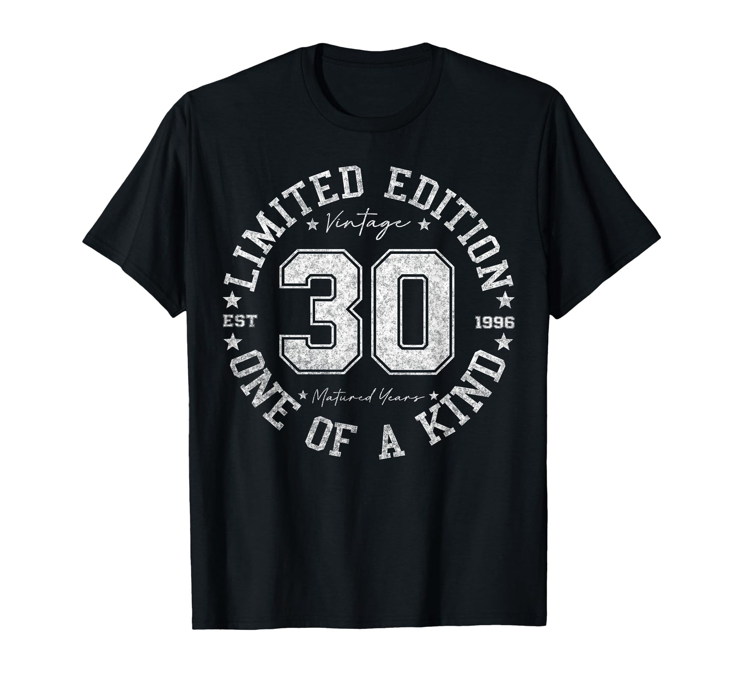 30 Year Old Gifts Vintage 1996 Limited Edition 30th Birthday T-Shirt