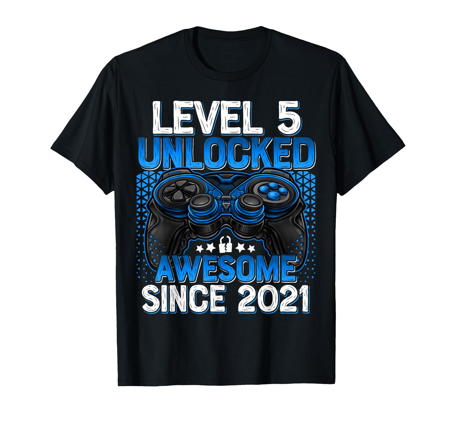 Level 5 Unlocked 5 Year Old Gifts for Boys 5th Birthday Boy T-Shirt