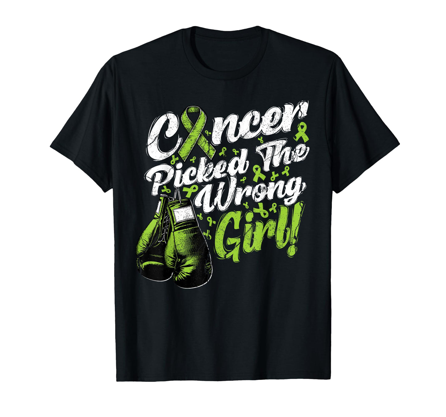 Lymphoma Cancer Picked The Wrong Girl Awareness Support T-Shirt