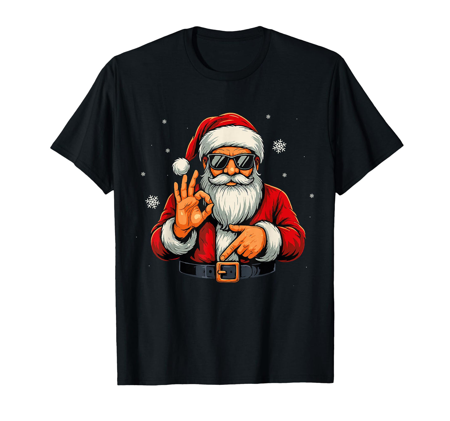 Funny Six Seven 6 7 Meme Santa Men Boys 67 Christmas T-Shirt