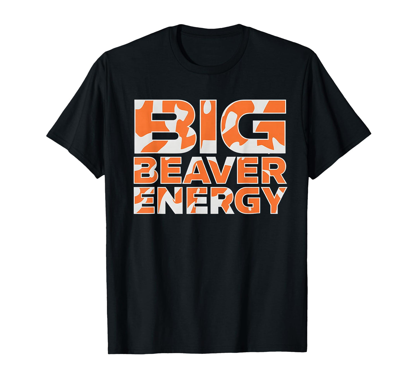 Big Beaver Energy Camo Orange T-Shirt