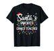 Santa Favorite Dance Teacher Christmas Lights Dancing Xmas T-Shirt