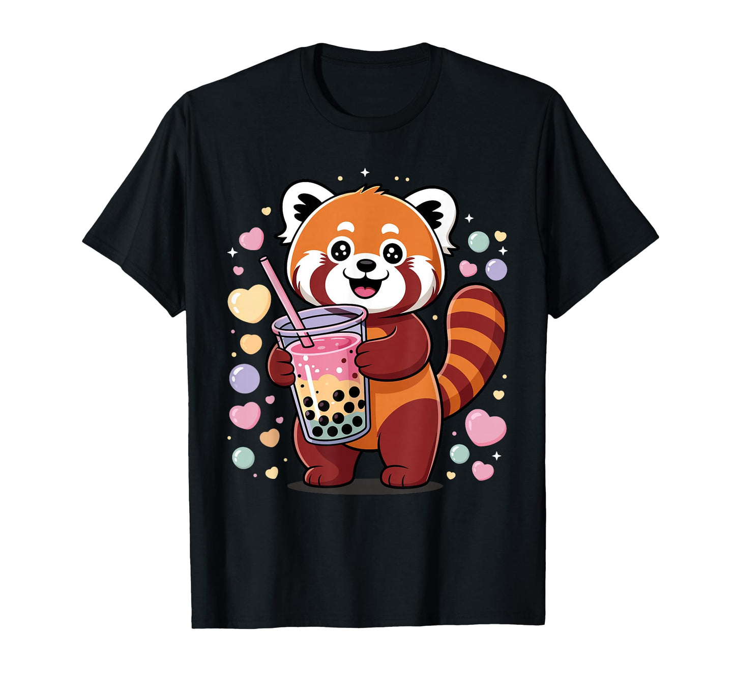 Cute Red Panda Design for Men Women Animal Red Panda Lover T-Shirt