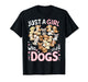 Cute Puppy Heart Just a Girl who Loves Dogs T-Shirt