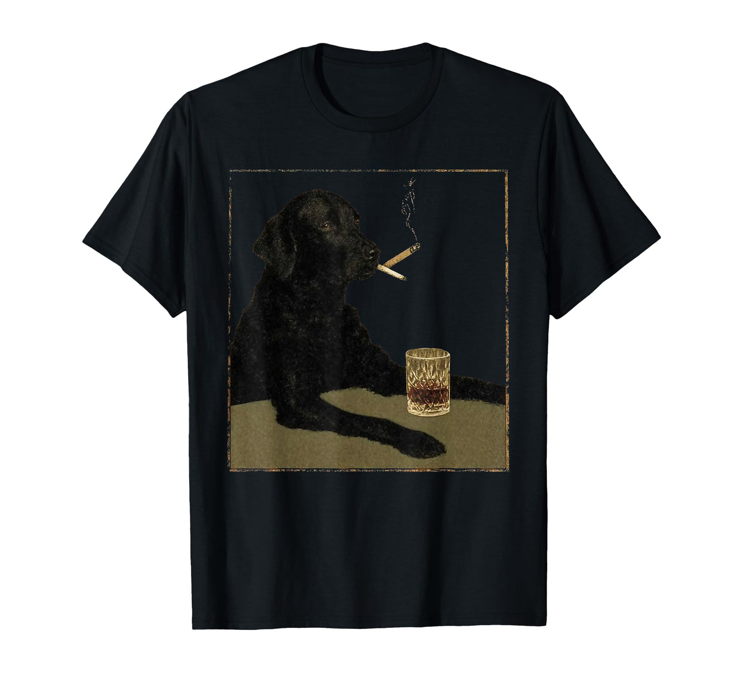 Funny Smoking Dog Meme Cigarette Gen Z Meme Dog Lover T-Shirt