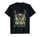 100 Days of School Deer Hunting Deer Camo Kids Boys Mens T-Shirt