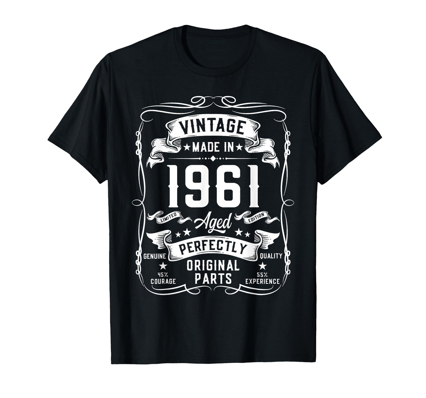 Vintage 1961 65yr 65th Birthday Gifts for Men 65 Years Old T-Shirt