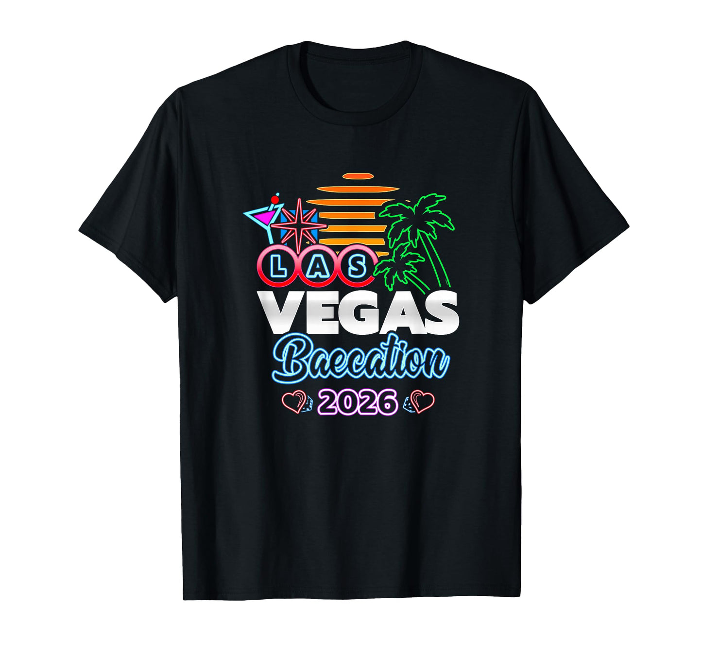 Las Vegas Couples Vacation - Vegas Baecation 2026 T-Shirt