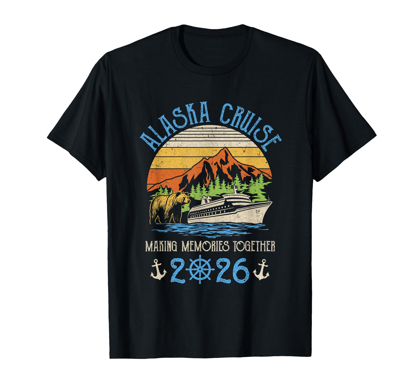 Alaska Cruise 2026 Matching Family Friends Group Alaskan T-Shirt