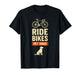 Ride Bikes Pet Dogs Bicycle Cycling Biking Dog Lover T-Shirt