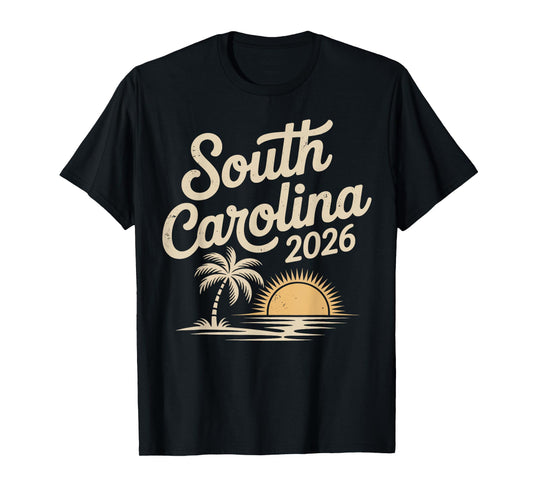 2026 South Carolina Vacation Souvenirs Matching Family Trip T-Shirt