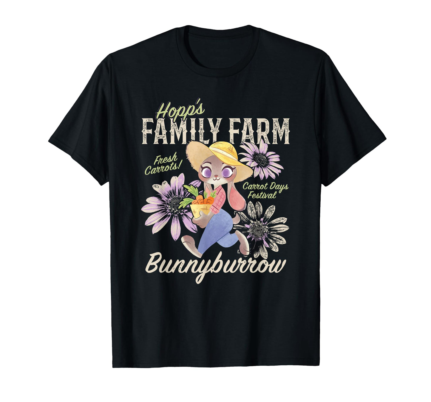 Disney Zootopia 2 Hopp'd Family Farm from Bunnyburrow Poster T-Shirt