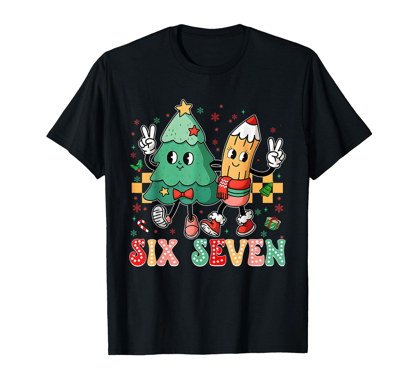 67 Shirt for Teachers 67 Meme Six Seven Christmas Teacher T-Shirt