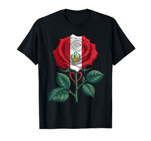 Peru Flag Peruvian Roots Peruvian Flag Peruvian Pride T-Shirt