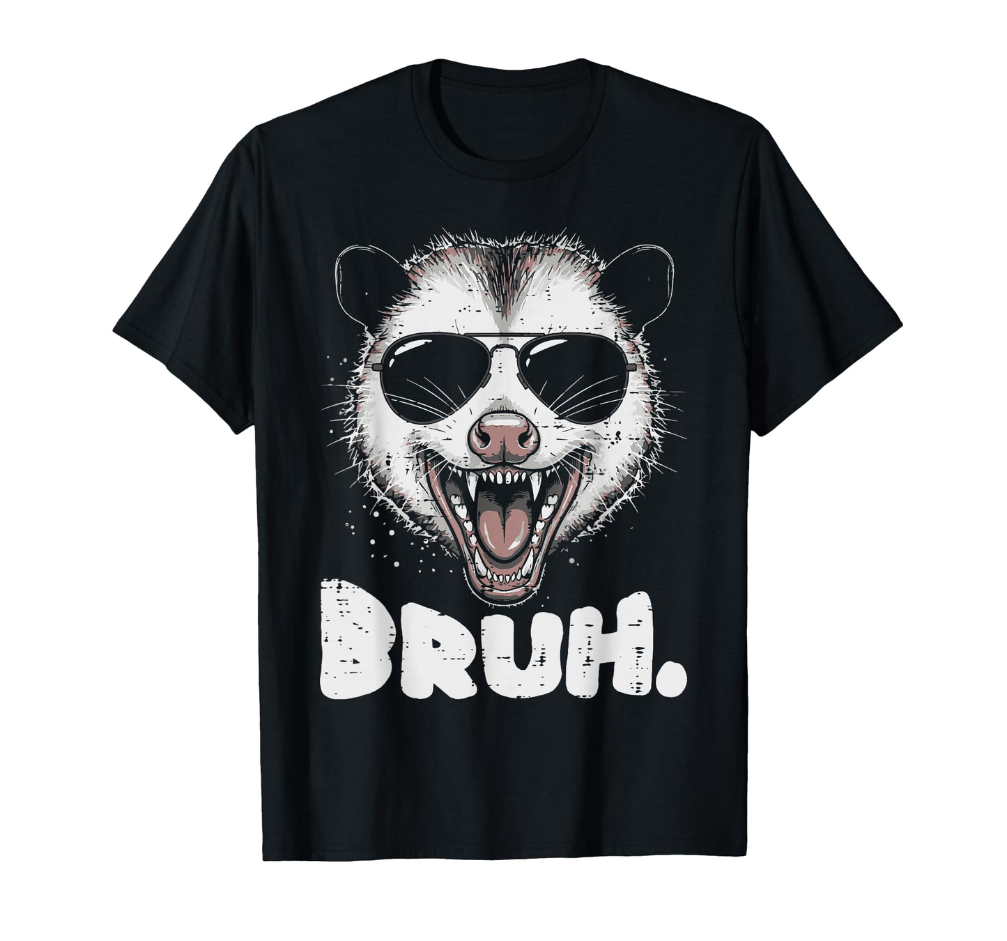 Opossum Face Bruh Funny Possum Meme Humor Men Women Kids T-Shirt
