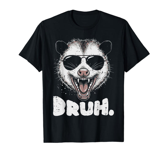 Opossum Face Bruh Funny Possum Meme Humor Men Women Kids T-Shirt