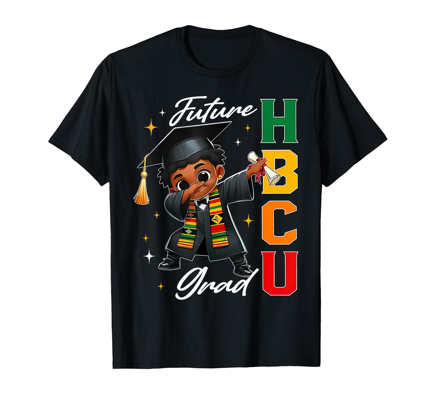 Future HBCU Grad Dabbing Boy Graduation HBCU Kids T-Shirt