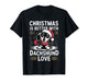 Cure Wiener Doxie Christmas is Better with Dachshund Love T-Shirt