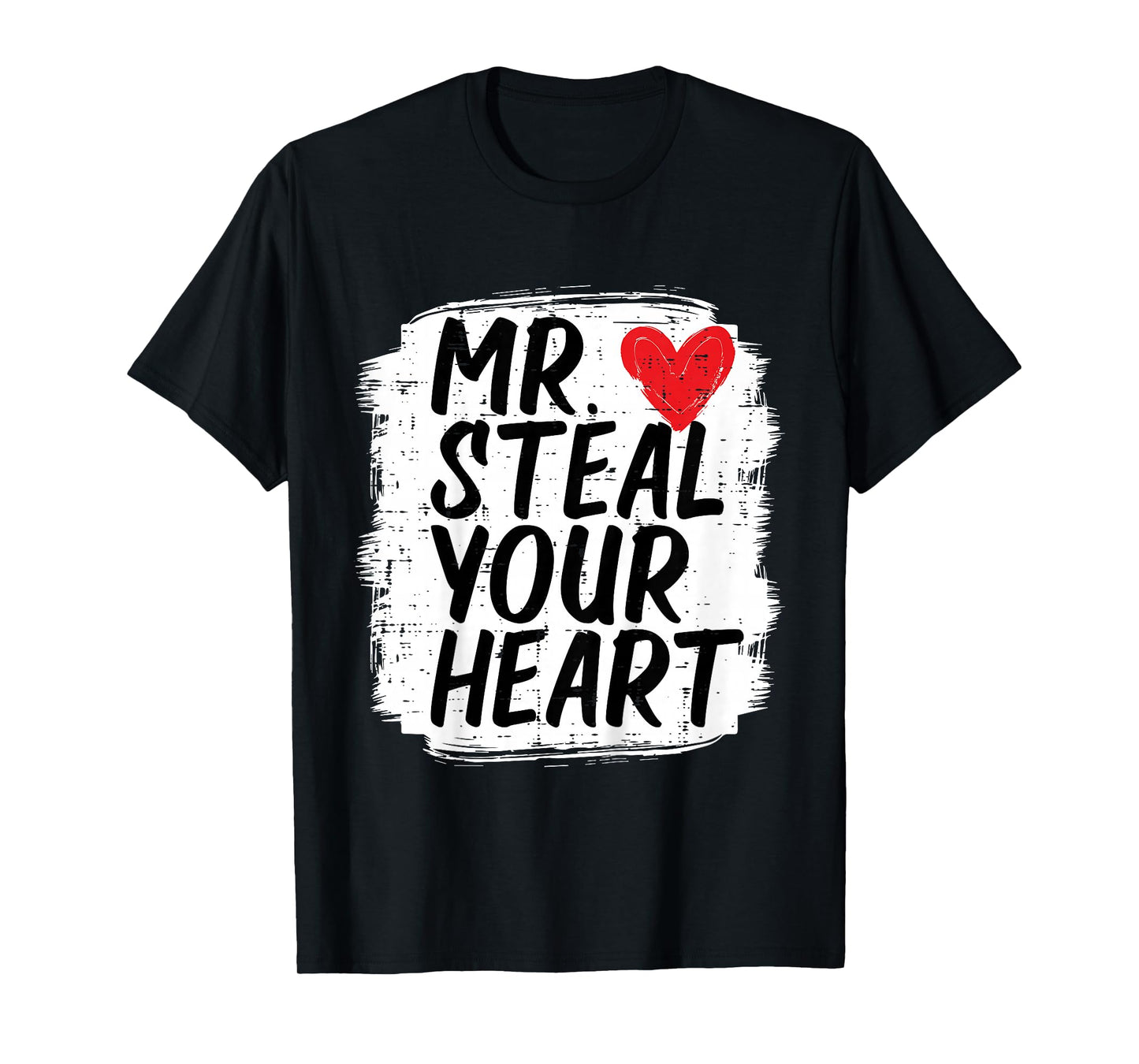 Kids Valentines Day Mr Steal Your Heart Cute Toddler Boys Kids T-Shirt